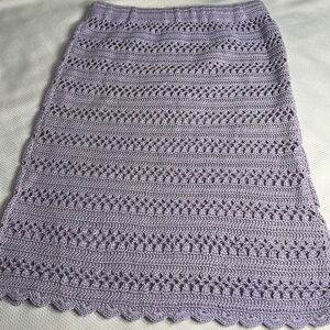 Cottagecore Crochet skirt and blouse set